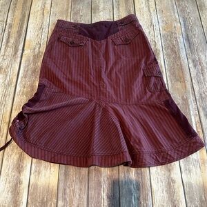 Oilily skirt from Anthropologie steampunk look vintage